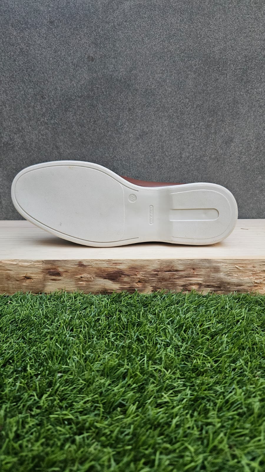 MOCASÍN SLIP-ON MARRÓN DE PIEL